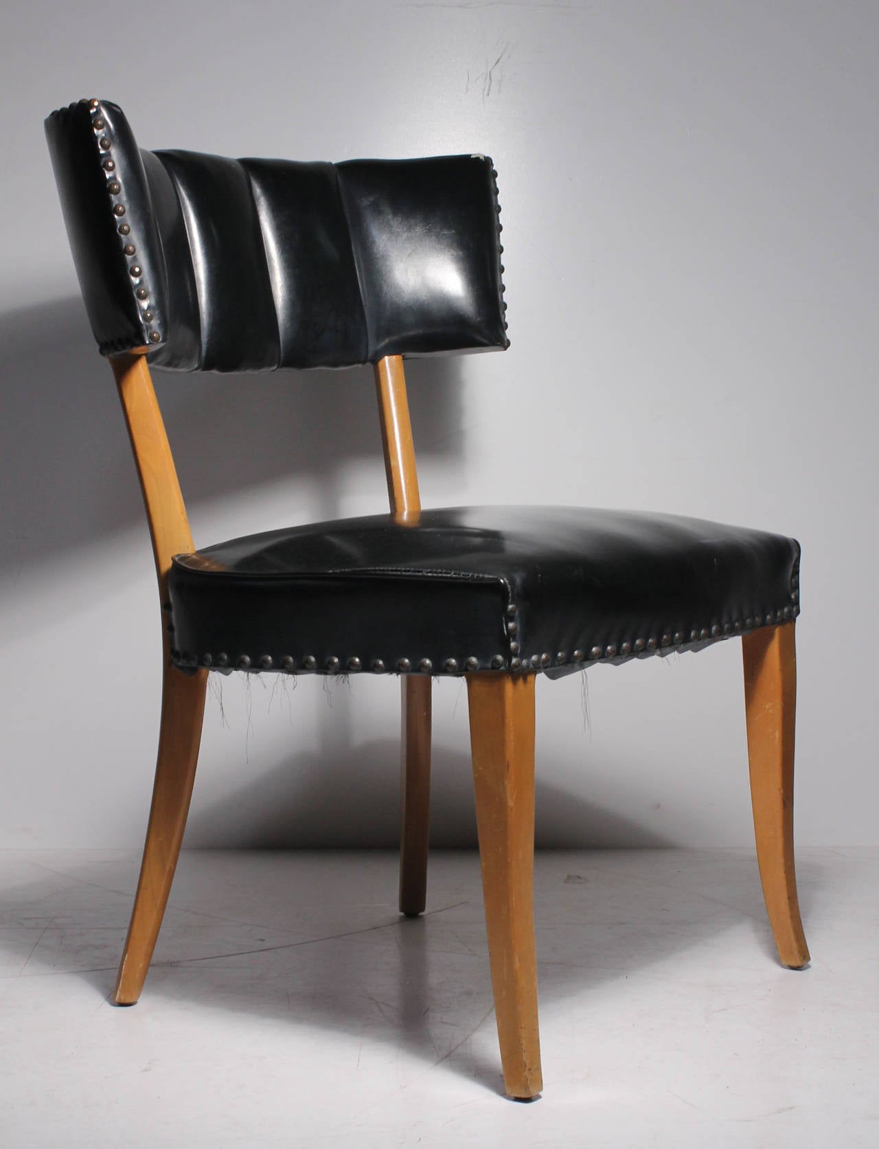20th Century Vintage Grosfeld House Desk or Occasional Chair in Robsjohn-Gibbings Manner