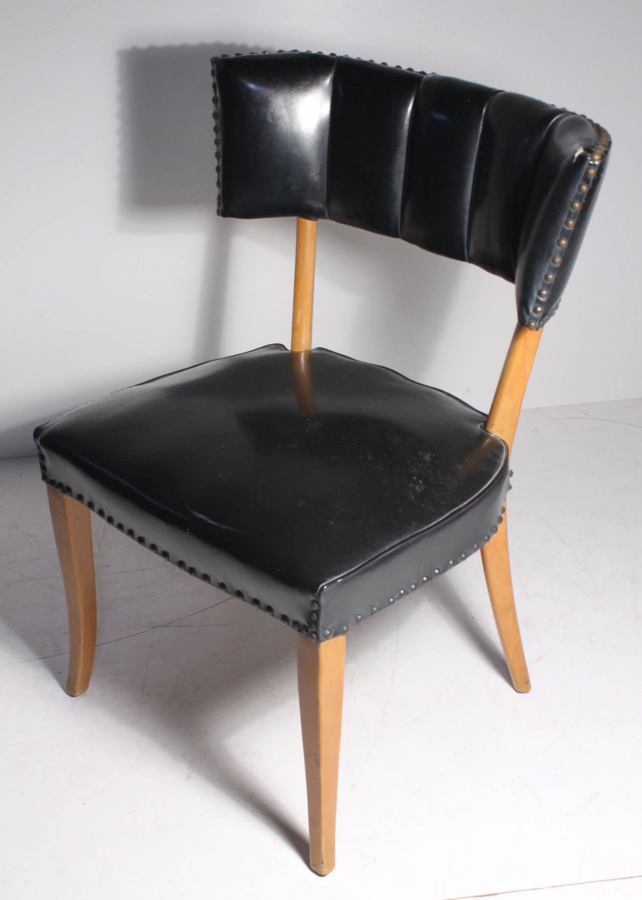 Vintage Grosfeld House Desk or Occasional Chair in Robsjohn-Gibbings Manner 1