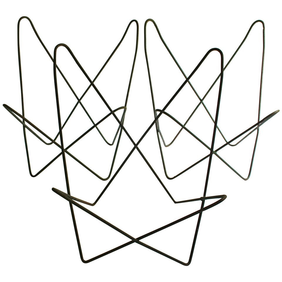 Three c. 1950 Classic "Butterfly Chair" Frames  Jorge Ferrari-Hardoy design