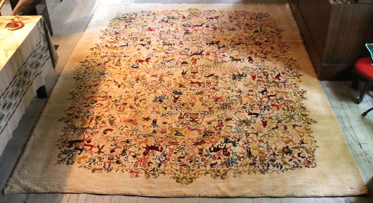 Hand-Woven Olga Fisch Carpet 