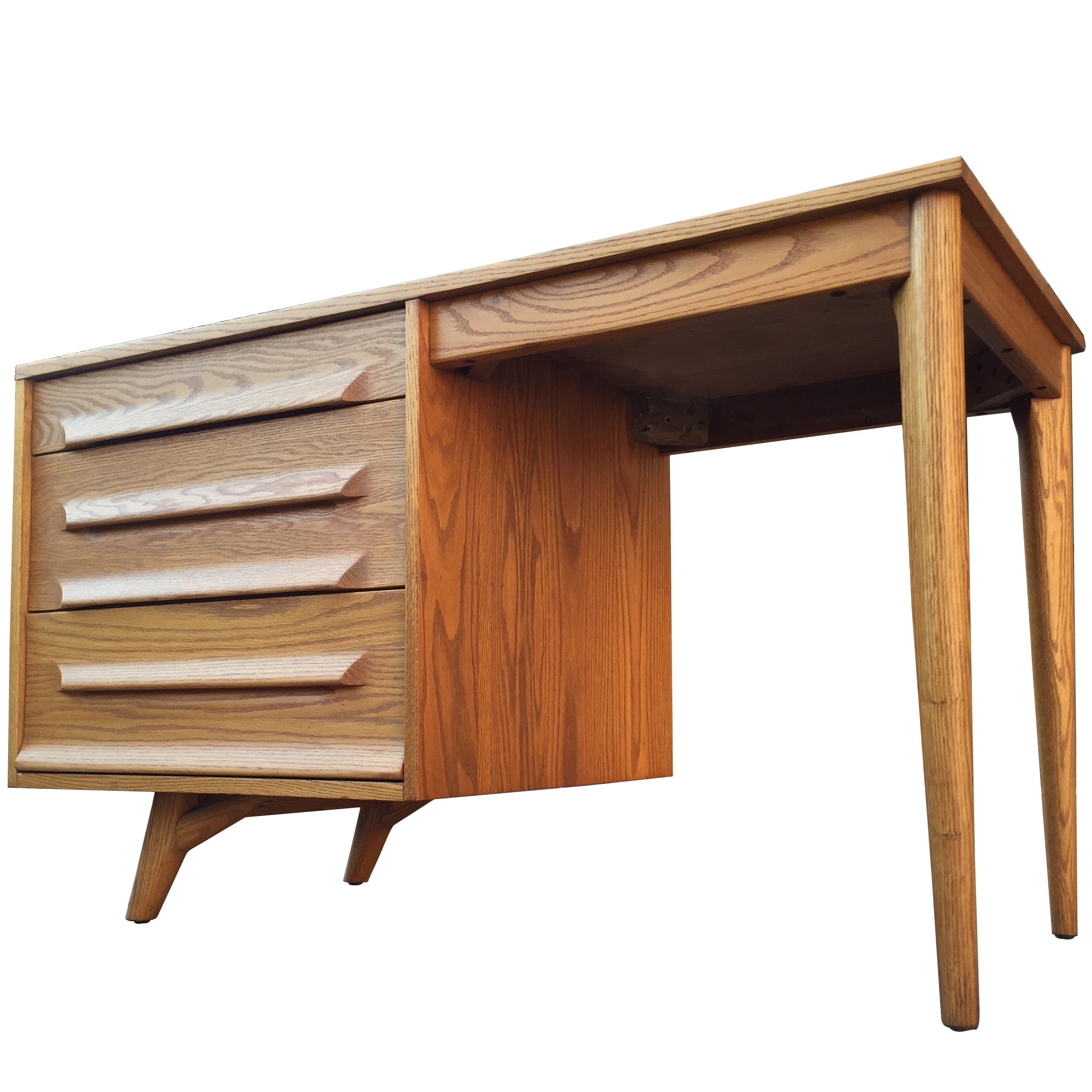 Sculptural Desk / Vanity by Jack Van der Molen - Style Paul Laszlo and Nakashima