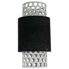 Lightoiler 50's Perforated Metal Wall Sconce