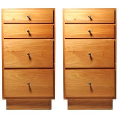 Paul McCobb style nightstands end tables chest drawers / Dunbar Baughman