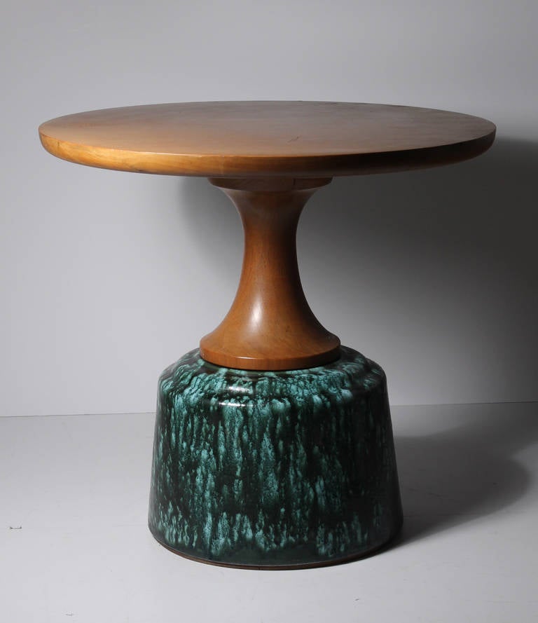 John Van Koert Occasional table Drexel / style of dunbar wormley milo baughman