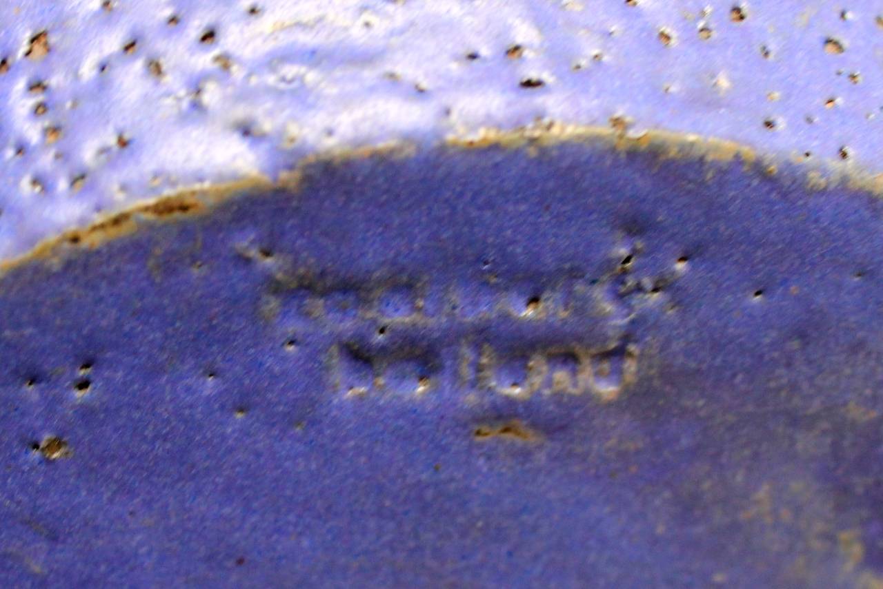 Intense Blue Zaalberg Stoneware Planter Vase 3