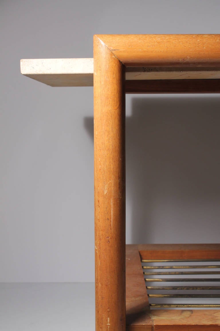 Wood Vintage End Tables/ Nightstands in Manner of Robsjohn-Gibbings