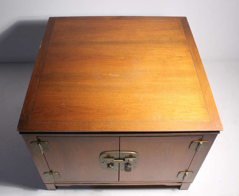 20th Century Widdicomb Asian Oriental Chest Table style of Robsjohn Gibbings Dunbar Wormley