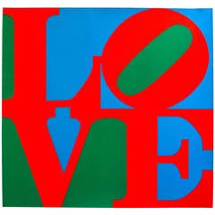 Robert Indiana "LOVE" Original Late 60's Pop Art Screen Print