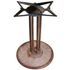 Deco Industrial Table Base from Pullman Train Car