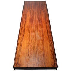 Danish modern Bruksbo Short Rosewood Bench Coffee Table 5