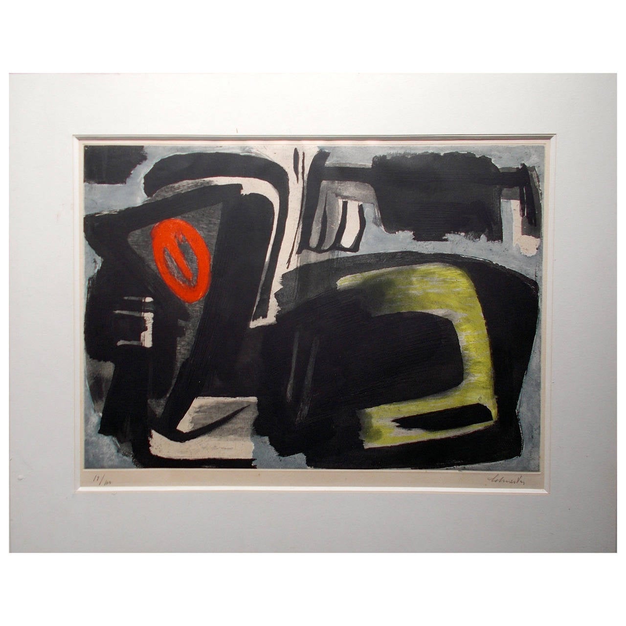 Gerard Schneider Aquatint Etching For Sale at 1stdibs
