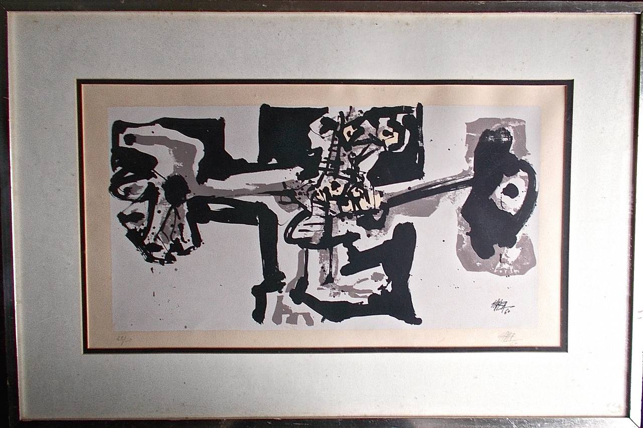 Antonio Saura (Spanish) Original Screenprint