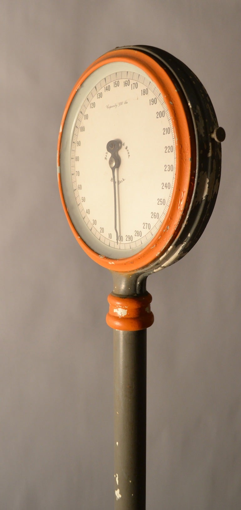 Early 20th Century Cast Iron Floor Popsicle Scale