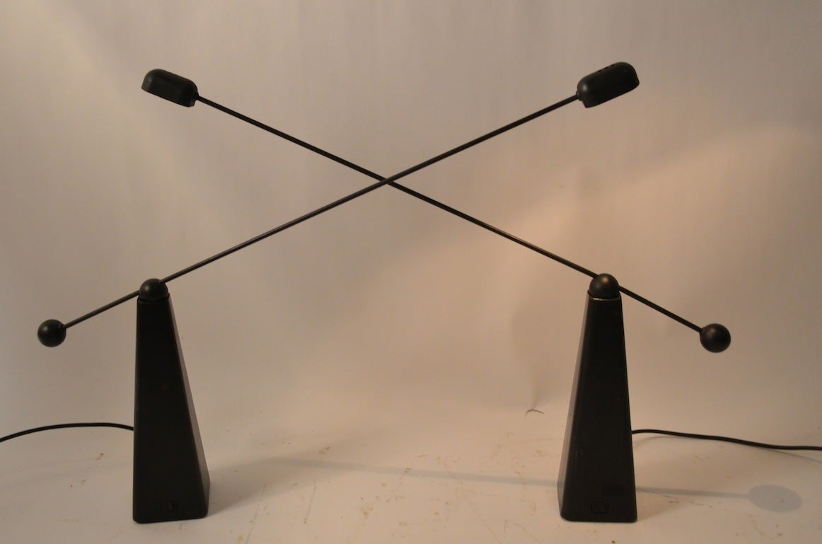 Mid-Century Modern Ron Rezek Orbis Swing Arm Lamp For Artemide