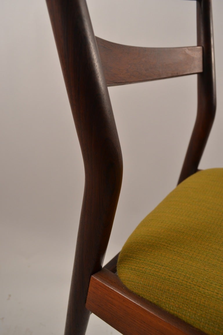 Danish Six Rosewood Dining Chairs Arne Vodder for Sibast