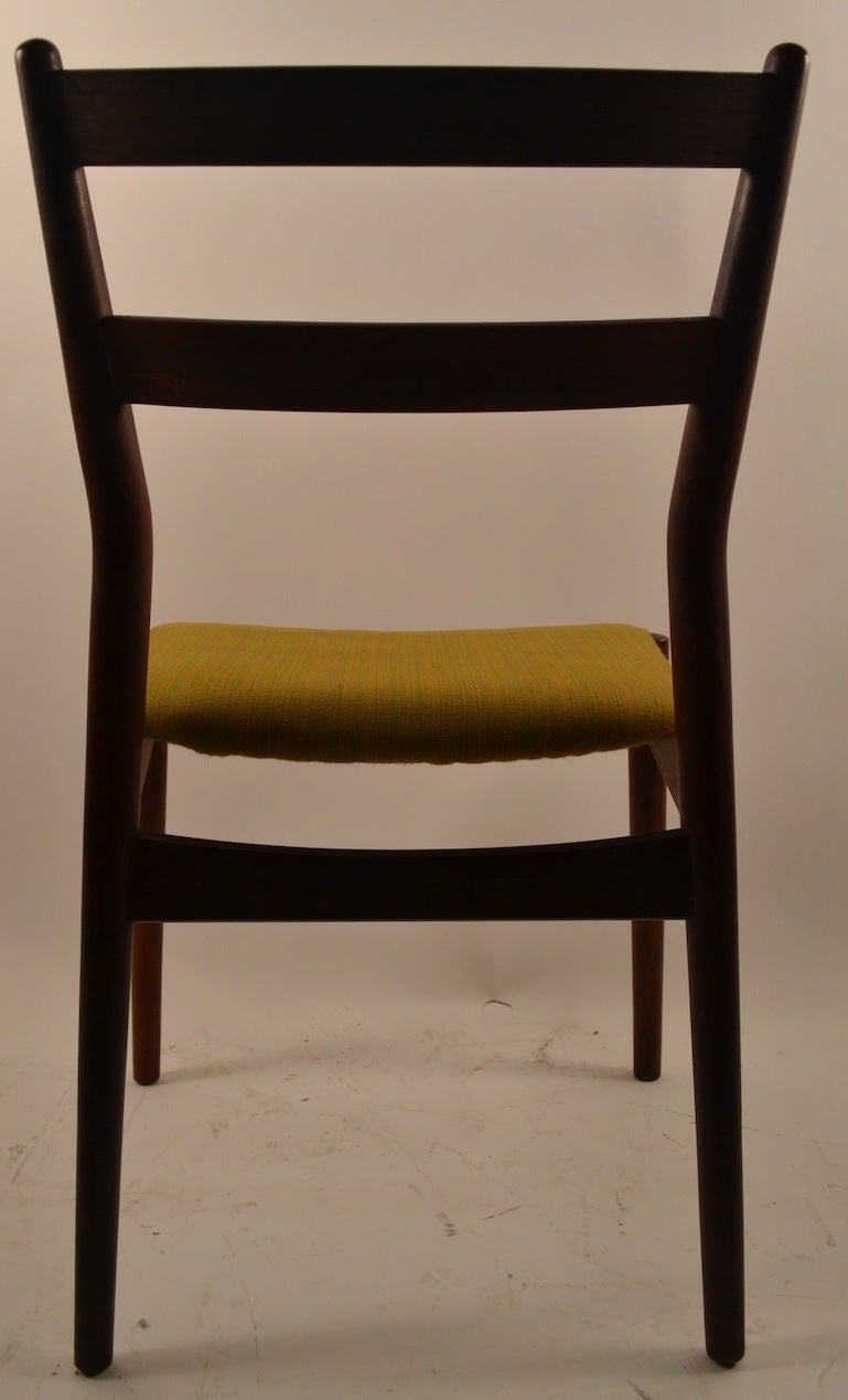 Six Rosewood Dining Chairs Arne Vodder for Sibast 1
