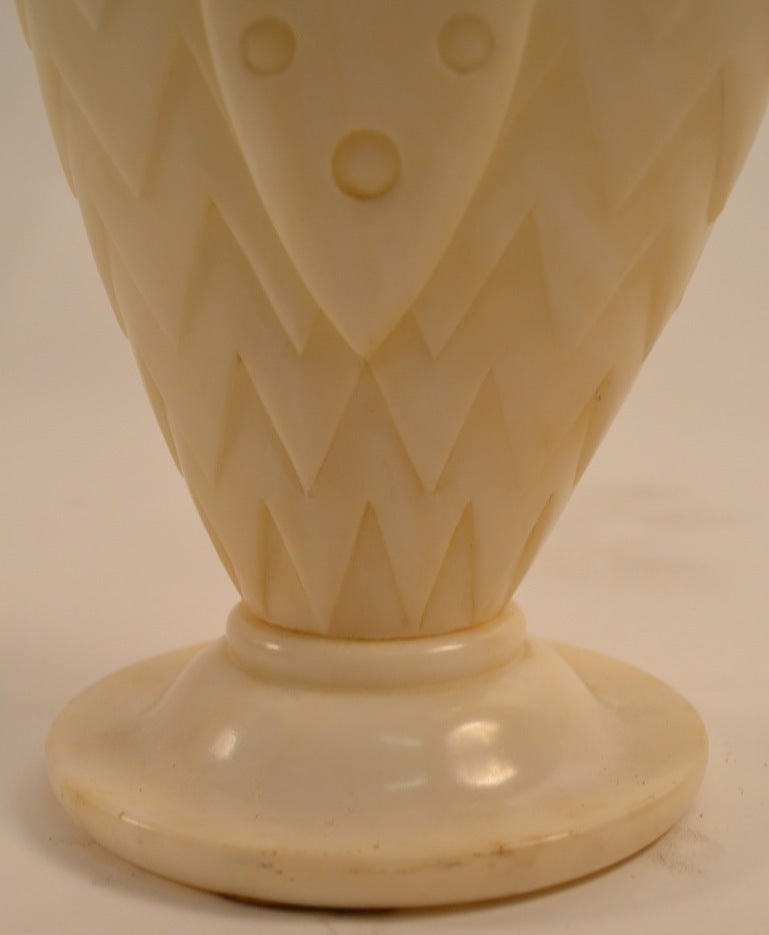Alabaster Lamp in the form of a Knights Horse 1