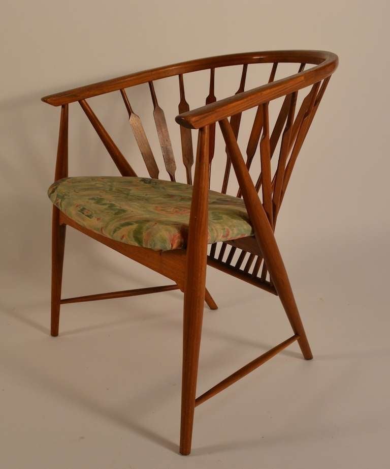 Mid-20th Century Pair Kipp Stewart Declaration Lounge Chairs