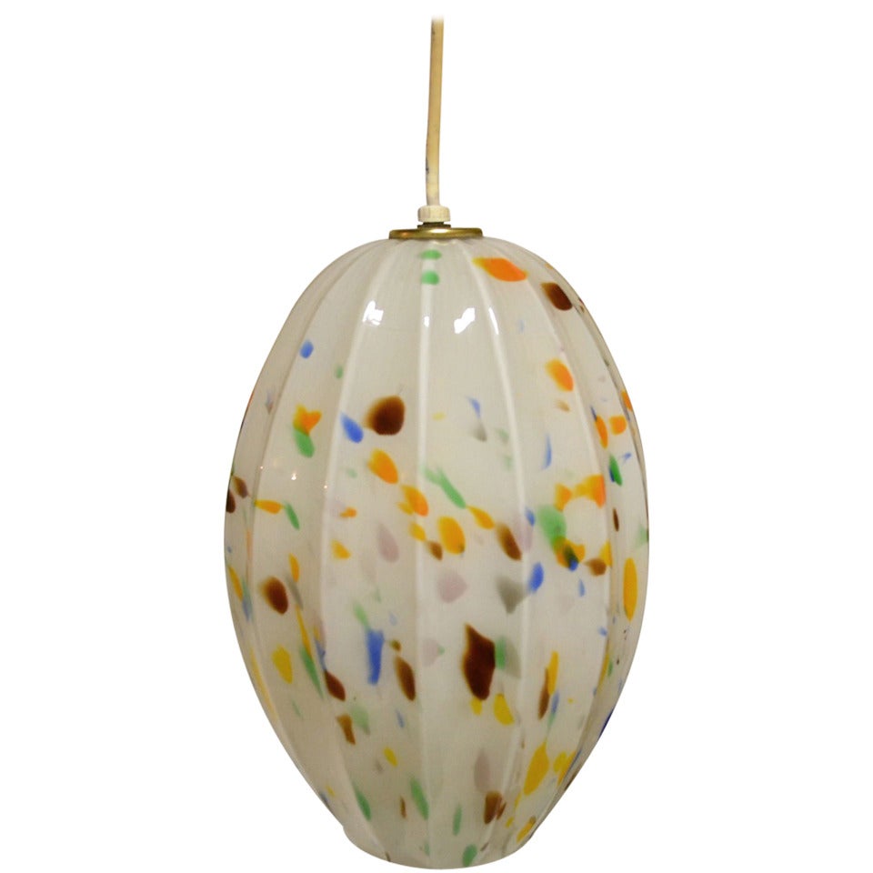 Apparecchio a sospensione di Murano (coppia disponibile)