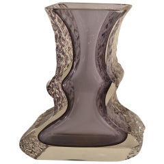 Mandruzzato Murano Art Glass Vase by Campanella