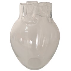 Signed Barbini Murano Glass Vase