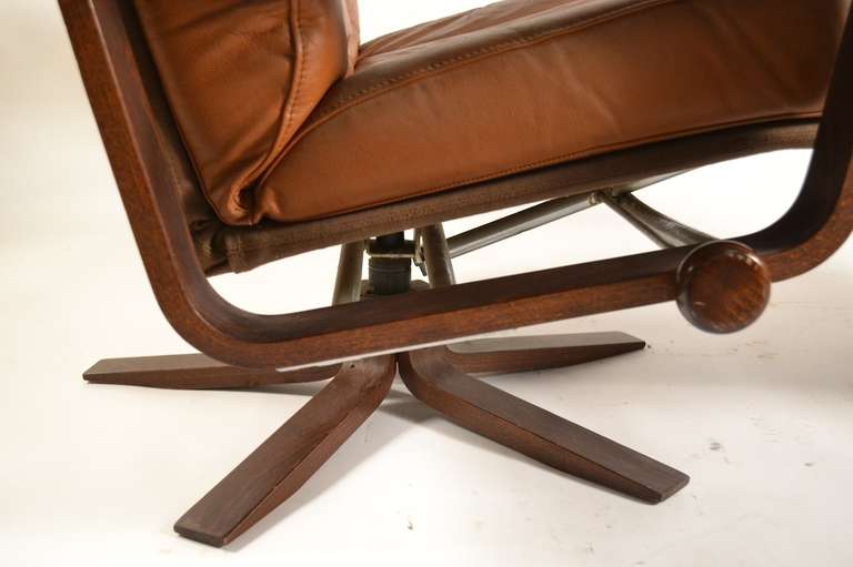 Mid-Century Modern Danish Modern Reclining Lounge Chair