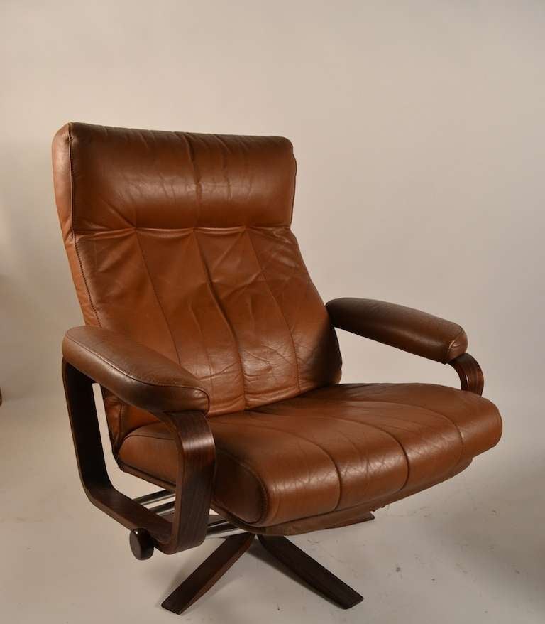Mid-20th Century Danish Modern Reclining Lounge Chair