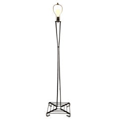 Architectural Iron Rod Floor Lamp
