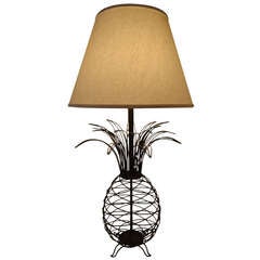 Wire Pineapple Lamp
