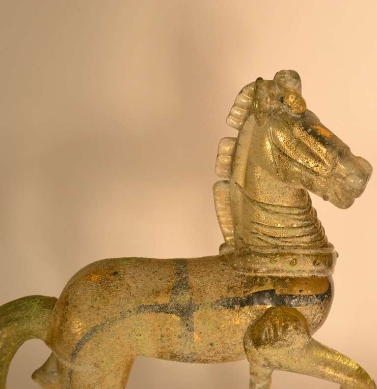 Rare Ermanno Nason Scavo Horse Figure In Excellent Condition In New York, NY