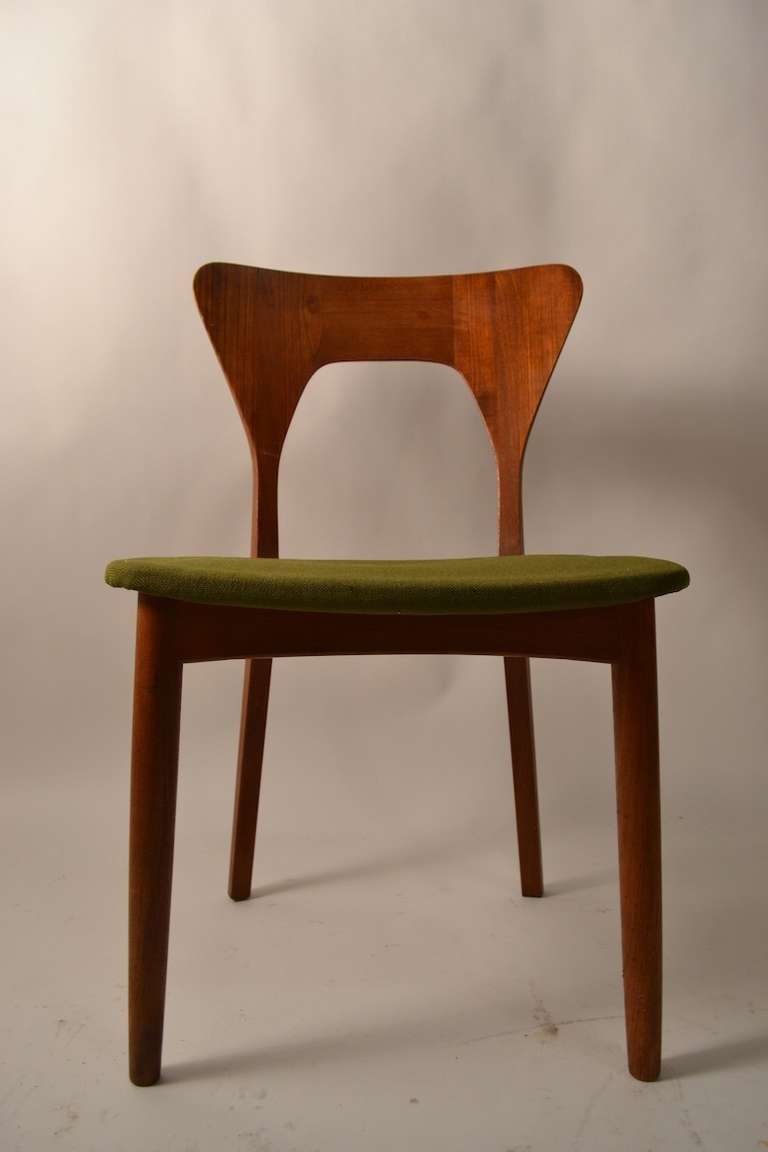 Mid-20th Century Set of Six Koefoeds Hornslet Dining Chairs