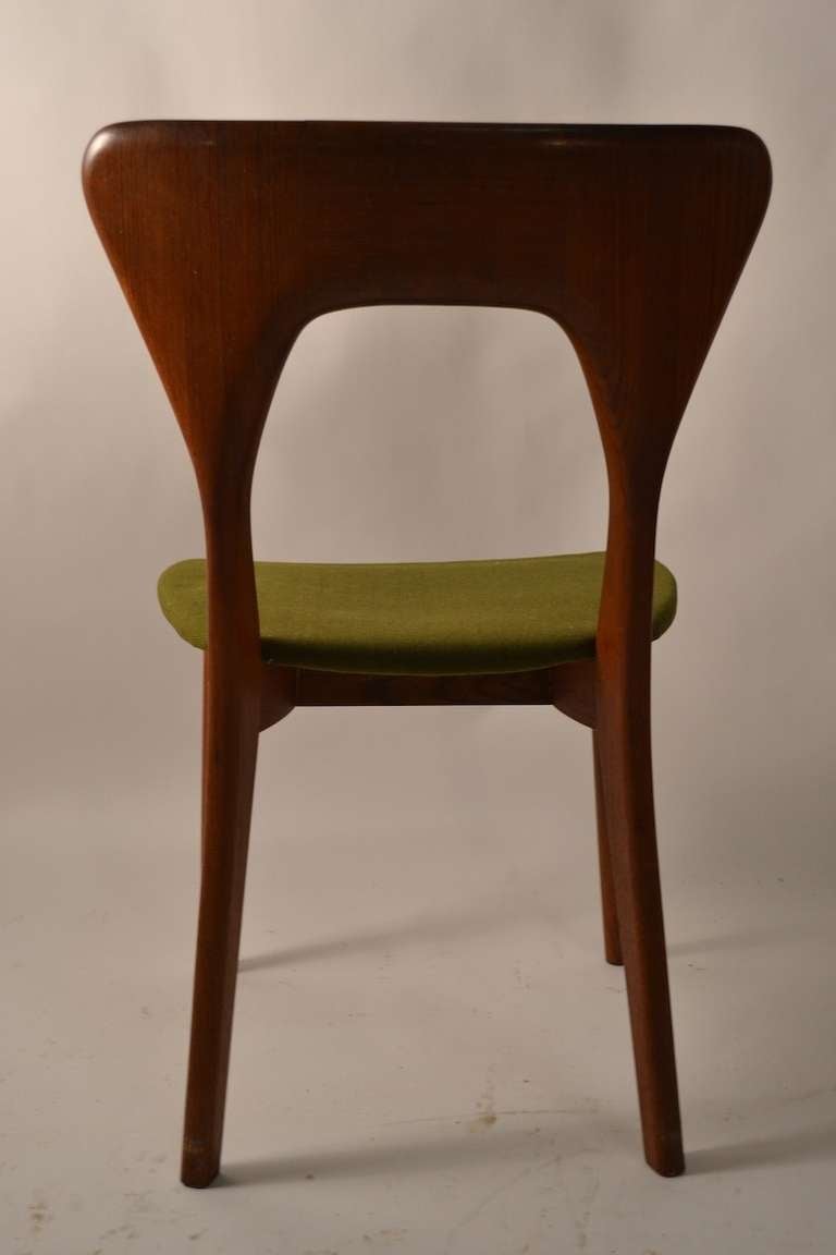Mid-Century Modern Set of Six Koefoeds Hornslet Dining Chairs