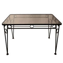 Salterini Tisch mit Glasplatte