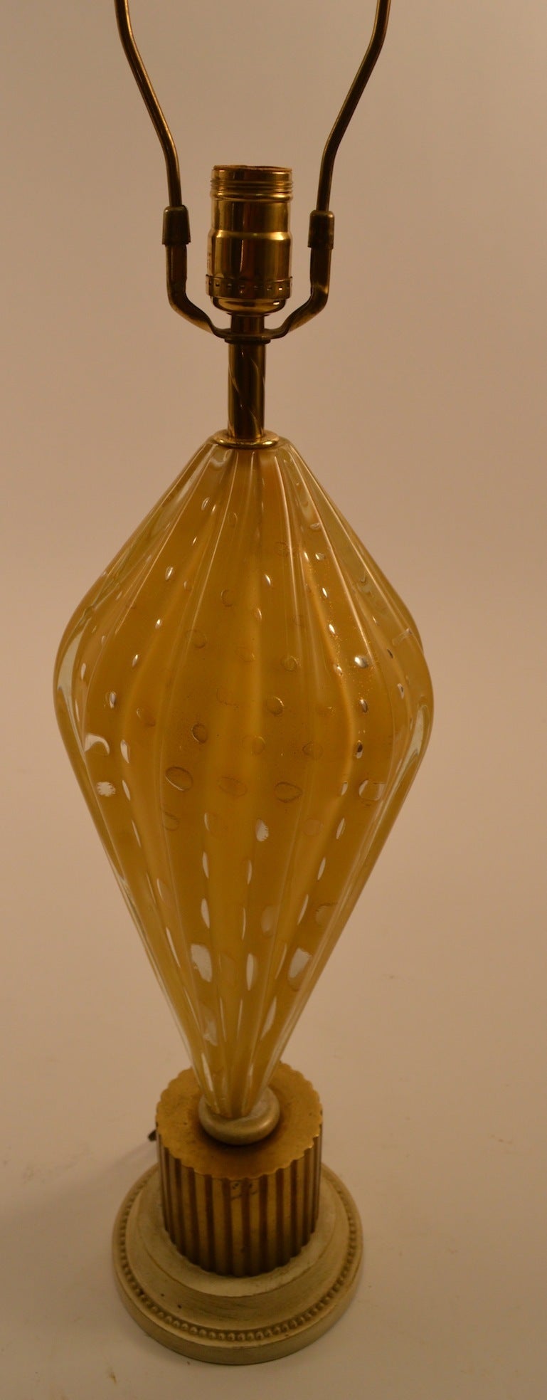 Mid-20th Century Tall Murano Lamp For Sale