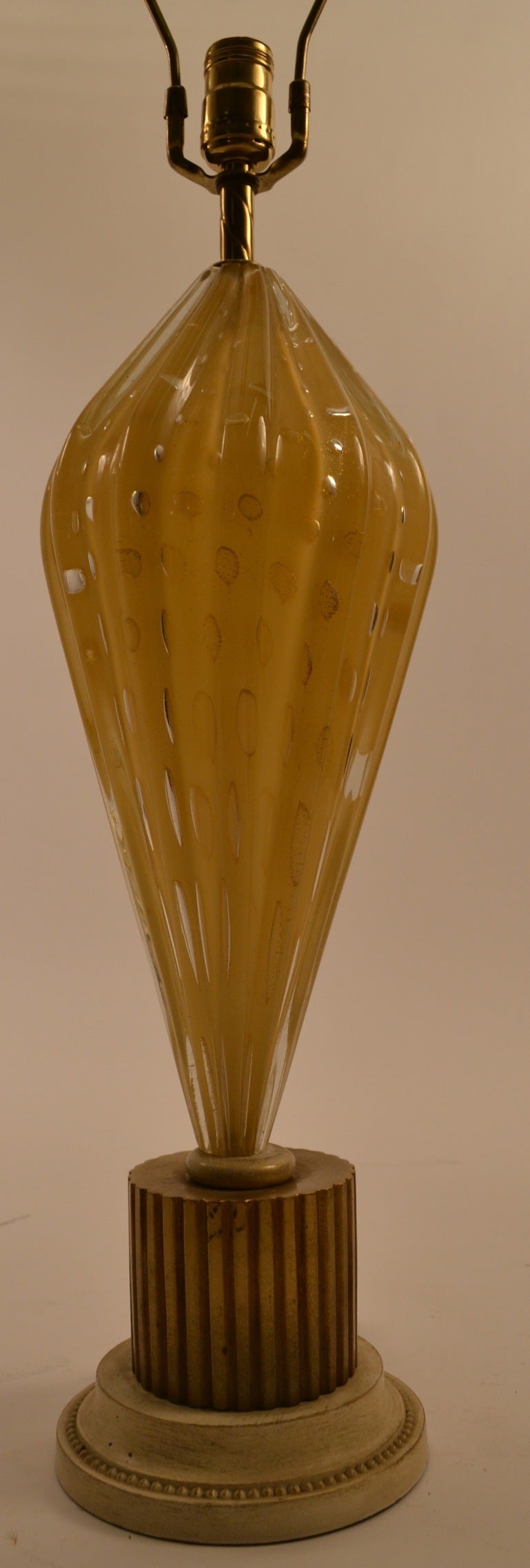 Mid-Century Modern Tall Murano Lamp For Sale