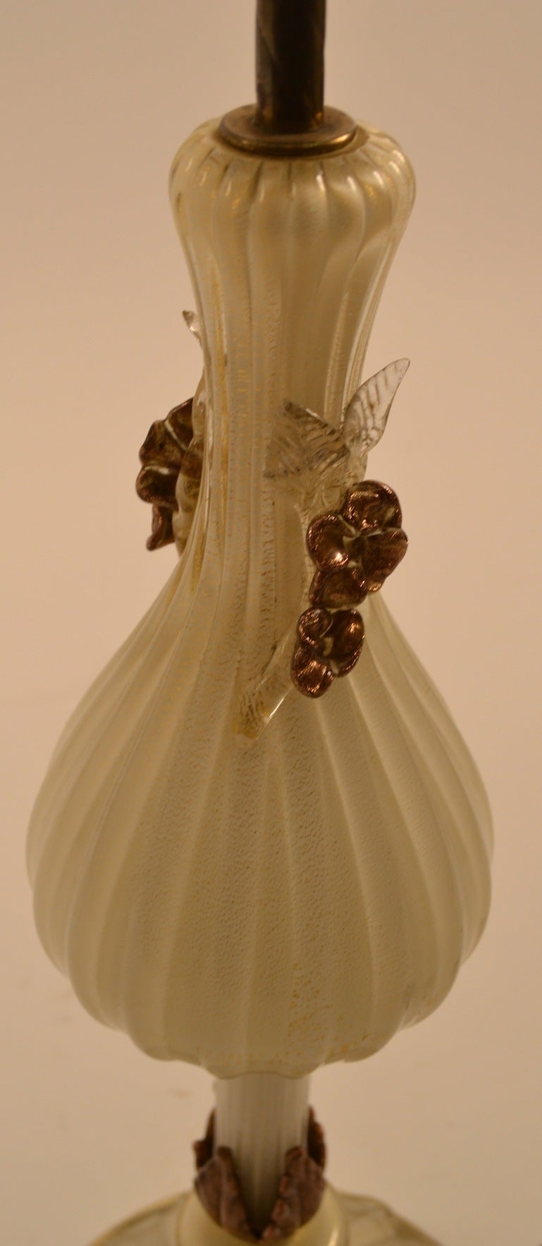 Pair Murano Glass Lamps 3