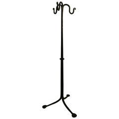 Hand Wrought Iron Fireplace Tool Stand 2