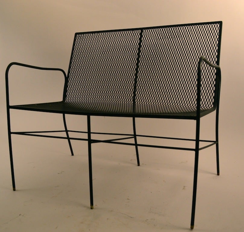 Woodard Love Seat Bench