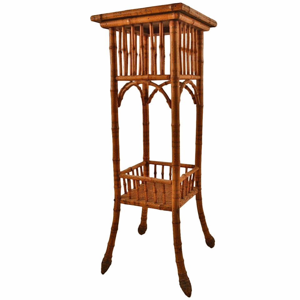 Victorian Bamboo Plant Stand