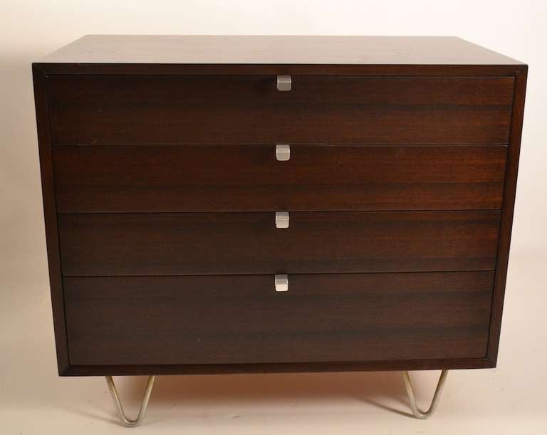 Pair Rare Nelson Hair Pin Leg Bachelors Chests