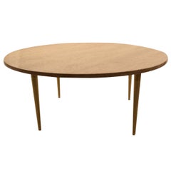 Retro Italian Round Marble Top Coffee Cocktail Table