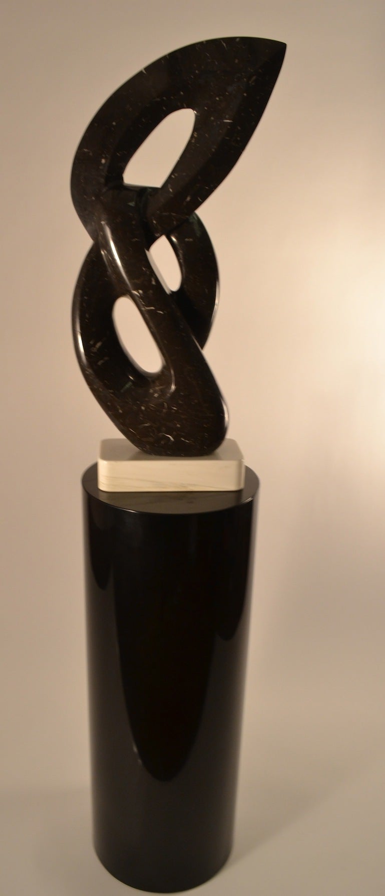 Abstract Marble Sculpture by Noted Artist Julie Warren Martin  (Conn) 1