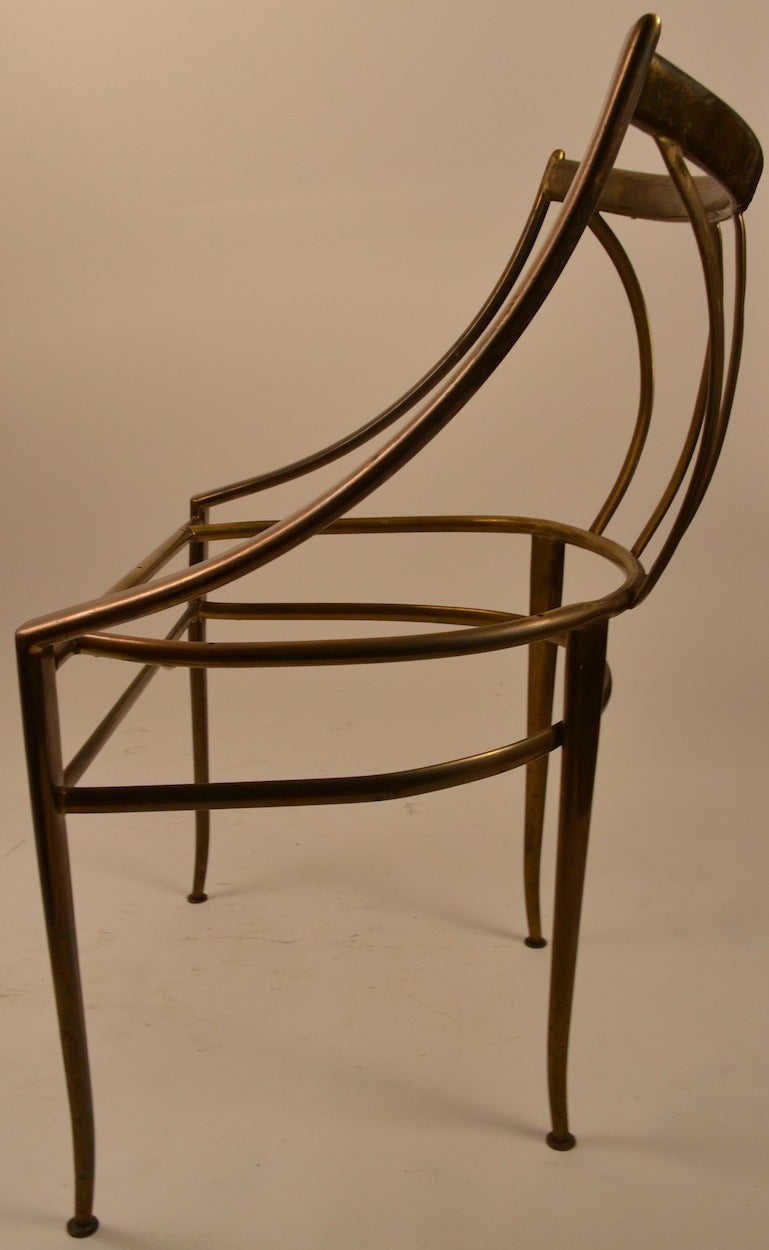 Brass Lounge Chair by Chiavari 2
