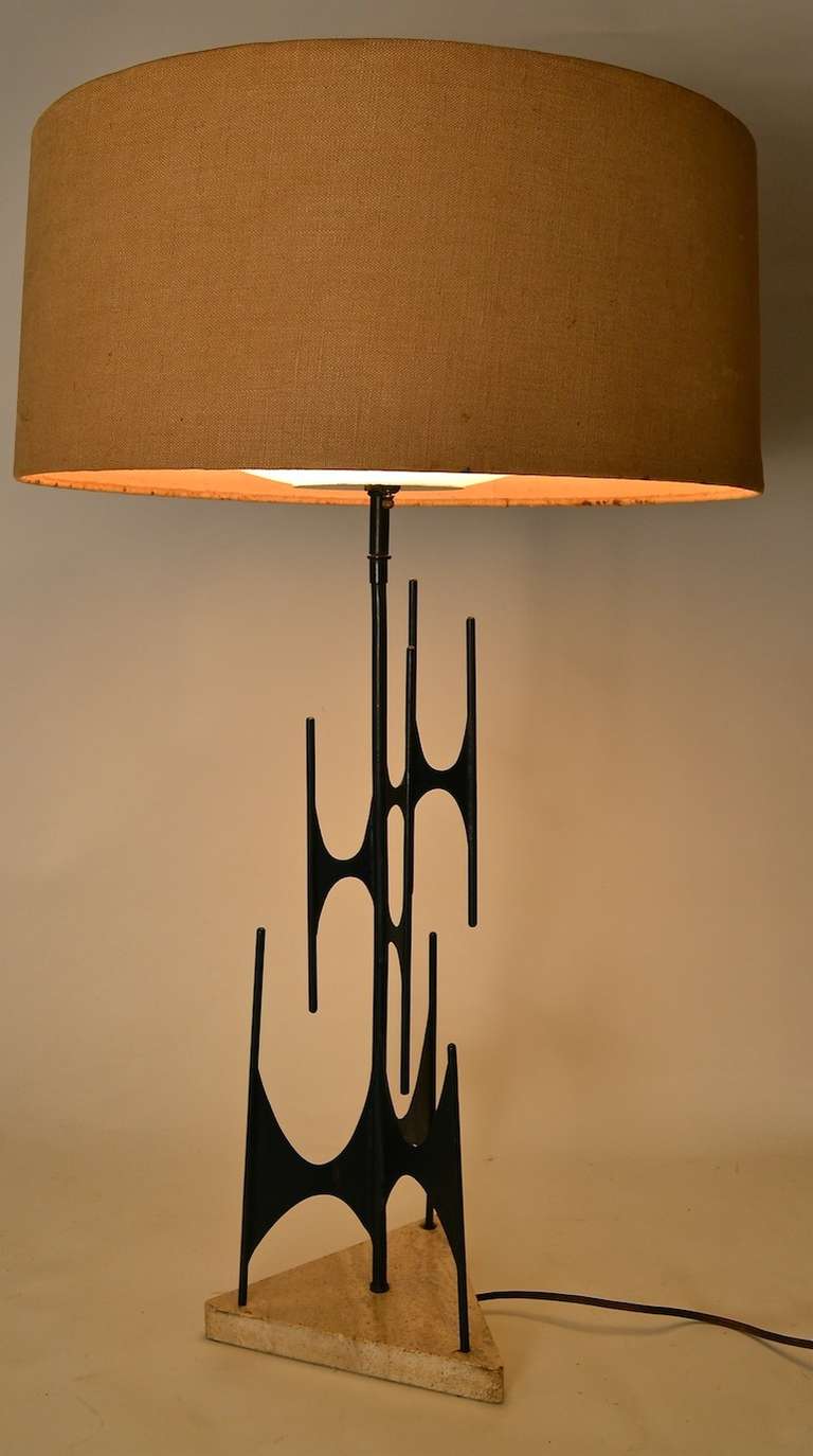 Mid-20th Century Maurizio Tempestini Lightolier Table Lamp