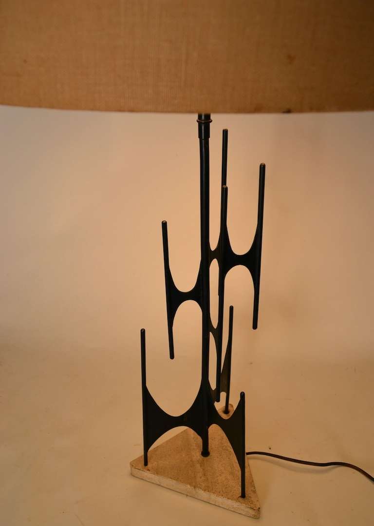 American Maurizio Tempestini Lightolier Table Lamp