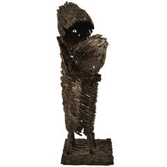 Brutalist Mother and Child Sculpture 3