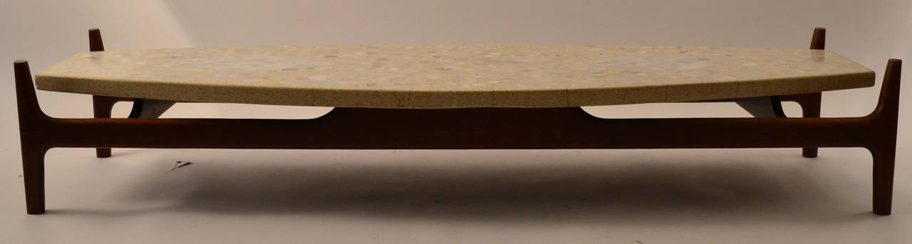 Surfboard, Terrazzo-Top Coffee or Cocktail Table 3