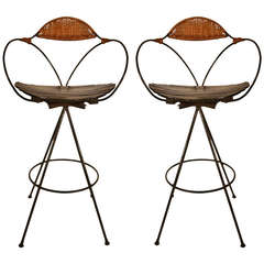Pair of Umanoff Swivel Stools 3