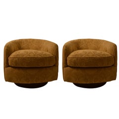 Pair of Extra Grade Swivel Tilt Tub Chairs