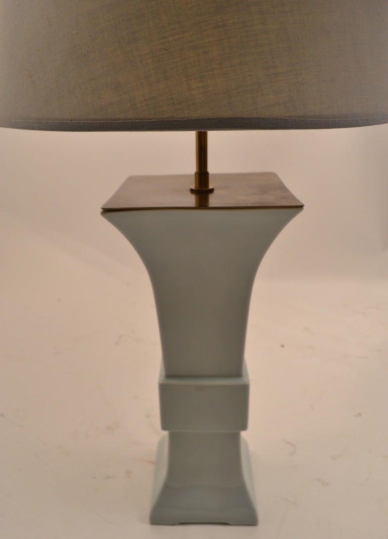 Lampada in stile cinese Blanc De Chine in vendita 1